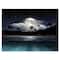 Designart - Fishing Boat Under Tropical Full Moon - Modern Canvas Wall Art Print